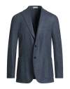 Boglioli Man Blazer Slate Blue Size 42 Virgin Wool In Blue