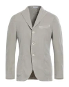 Boglioli Man Suit Jacket Dove Grey Size 38 Cotton In Grey