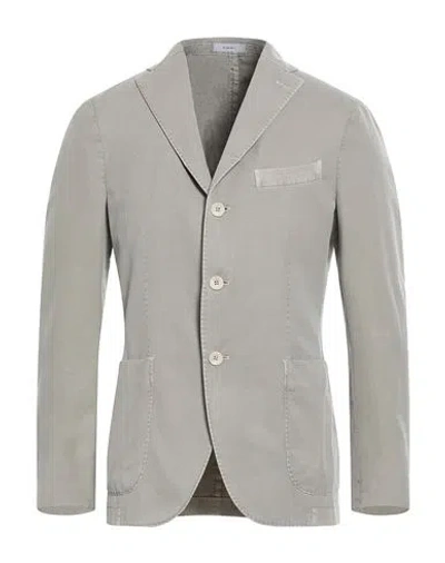 Boglioli Man Suit Jacket Dove Grey Size 38 Cotton