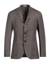 Boglioli Man Blazer Taupe Size 44 Virgin Wool, Polyester In Grey