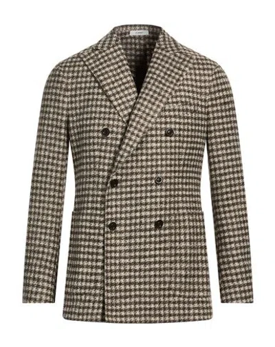 Boglioli Man Blazer Taupe Size 46 Acrylic, Virgin Wool, Polyester In Brown