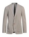 Boglioli Man Blazer Taupe Size Xxl Cotton In Grey
