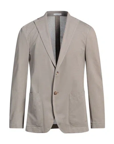 Boglioli Man Blazer Taupe Size Xxl Cotton In Grey