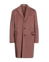 Boglioli Man Coat Brown Size 40 Cashmere