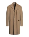 Boglioli Man Coat Camel Size 46 Cashmere In Beige