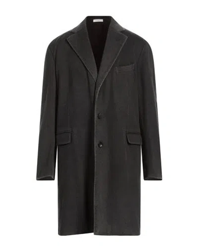 Boglioli Man Coat Charcoal Size 44 Cashmere In Grey