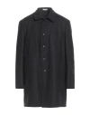 Boglioli Man Coat Charcoal Size 44 Virgin Wool In Black