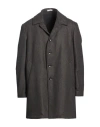 Boglioli Man Coat Dark Brown Size 40 Virgin Wool