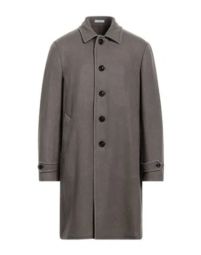 Boglioli Man Coat Khaki Size 42 Virgin Wool, Polyester In Beige