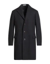 Boglioli Man Coat Midnight Blue Size 46 Cashmere In Blue