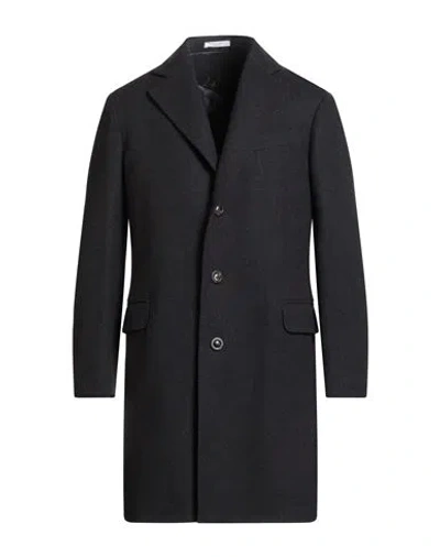 Boglioli Man Coat Midnight Blue Size 38 Wool, Cashmere