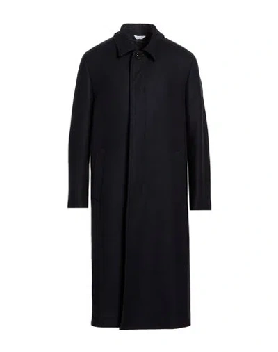 Boglioli Man Coat Midnight Blue Size 42 Virgin Wool, Polyamide, Cashmere