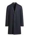 Boglioli Man Coat Charcoal Size 44 Cashmere In Blue