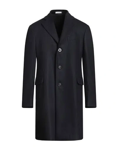 Boglioli Man Coat Midnight Blue Size 42 Wool