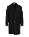 Boglioli Man Coat Midnight Blue Size 44 Wool