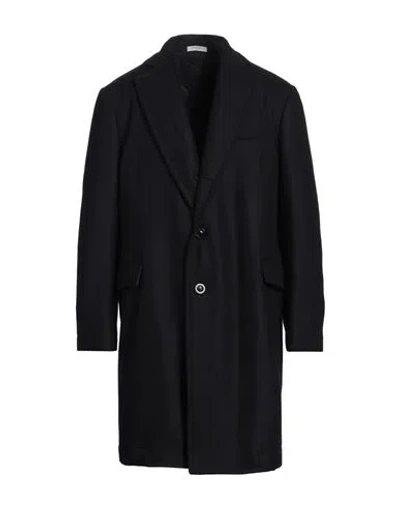 Boglioli Man Coat Midnight Blue Size 44 Wool