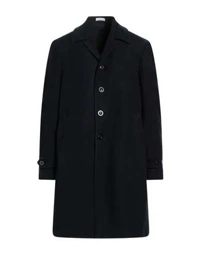 Boglioli Man Coat Midnight Blue Size 46 Cotton