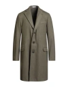 Boglioli Man Coat Military Green Size 42 Virgin Wool, Polyester