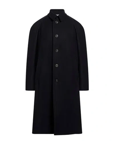 Boglioli Man Coat Navy Size 42 Wool, Polyamide In Blue