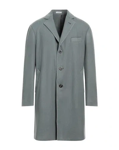 Boglioli Man Coat Sage Green Size 44 Virgin Wool, Polyester