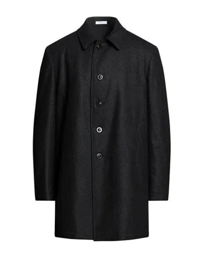 Boglioli Man Coat Steel Grey Size 44 Virgin Wool