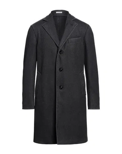 Boglioli Man Coat Steel Grey Size 48 Virgin Wool, Polyester