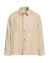 Boglioli Man Jacket Beige Size 44 Virgin Wool, Polyester, Elastane In Neutral