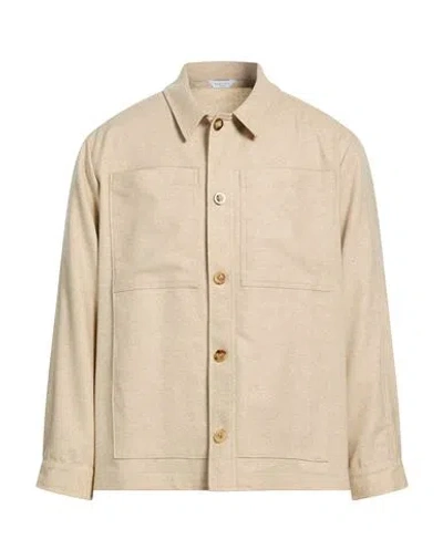 Boglioli Man Jacket Beige Size 44 Virgin Wool, Polyester, Elastane In Neutral