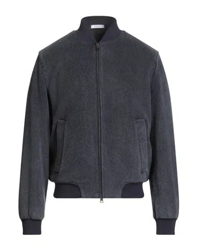 Boglioli Man Jacket Blue Size 38 Cashmere In Black