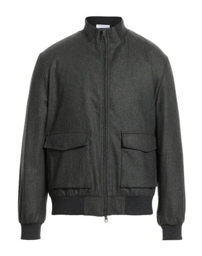 Boglioli Man Jacket Dark Green Size 40 Virgin Wool In Black