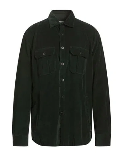 Boglioli Man Jacket Dark Green Size Xxl Cotton