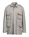 Boglioli Man Jacket Grey Size 46 Virgin Wool
