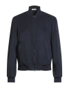 Boglioli Man Jacket Midnight Blue Size 40 Cashmere In Black