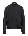 Boglioli Man Jacket Midnight Blue Size 42 Linen