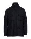 Boglioli Utility Jacket With Four Front Pockets In Black