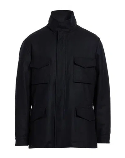 BOGLIOLI BOGLIOLI MAN JACKET MIDNIGHT BLUE SIZE 42 VIRGIN WOOL, POLYESTER, ELASTANE