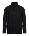 Boglioli Man Jacket Midnight Blue Size 42 Virgin Wool, Polyester, Elastane In Blue