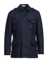 Boglioli Man Jacket Midnight Blue Size 44 Virgin Wool In Navy Blue
