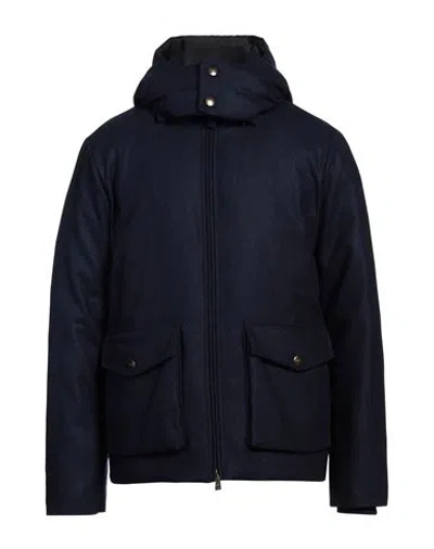 Boglioli Man Jacket Navy Blue Size Xl Virgin Wool