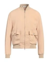 Boglioli Man Jacket Sand Size 42 Linen In Beige