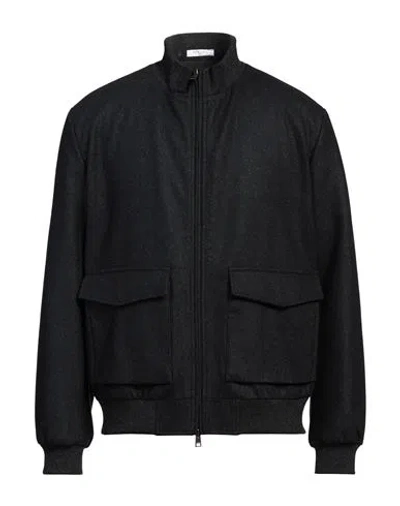 Boglioli Man Jacket Steel Grey Size 46 Virgin Wool