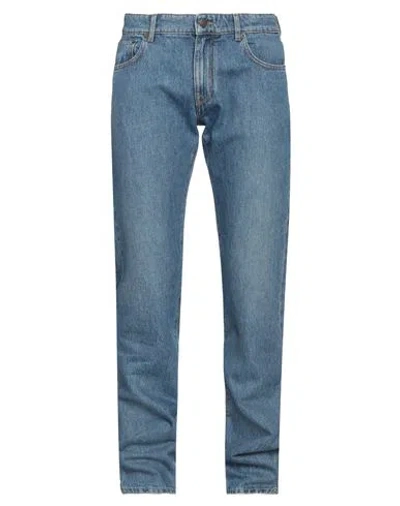 Boglioli Man Denim Pants Blue Size 38 Cotton