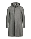 Boglioli Man Coat Military Green Size 38 Virgin Wool In Green