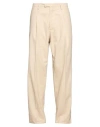Boglioli Man Pants Beige Size 34 Wool, Polyester, Elastane In Sand