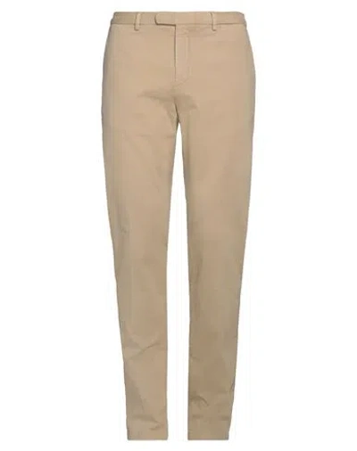 Boglioli Man Pants Beige Size 40 Cotton, Elastane