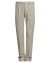 Boglioli Man Pants Beige Size 40 Virgin Wool In Brown