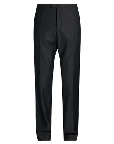 Boglioli Man Pants Black Size 36 Virgin Wool, Elastane