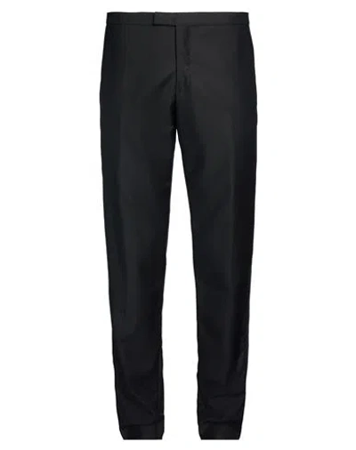 Boglioli Man Pants Black Size 40 Virgin Wool, Elastane