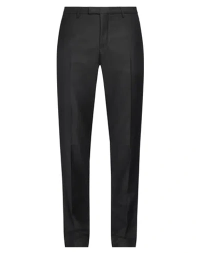 Boglioli Man Pants Black Size 42 Virgin Wool, Elastane