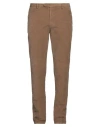 Boglioli Man Pants Camel Size 38 Cotton, Modal, Elastane In Beige